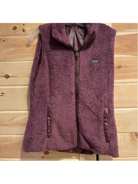 Women's Patagonia Purple Fleece Vest S